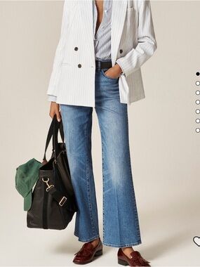 J. Crew Storm Wash Charley Kickout Cropped Jeans - like new